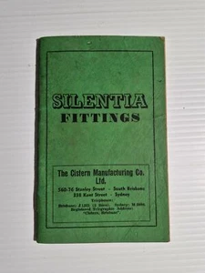Silentia Fittings Reference Book 1950s Vintage Pumbling Parts - Picture 1 of 6
