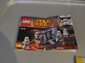 Lego Star Wars #75078 instruction book/manual only