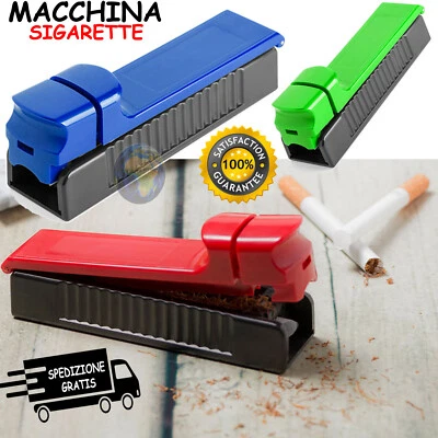 MACCHINA Riempi TUBI per SIGARETTE Tabacco MACCHINETTA ROLLATRICE Cartine ROLLA - Immagine 1 di 4
