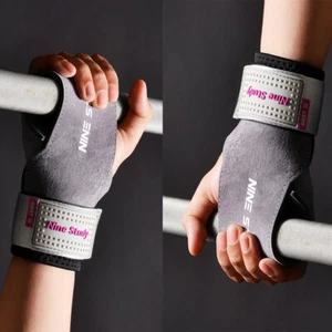 Essential Robust Stable Sturdy Weightlifting Wrist Wraps Gym Gloves for Pull-Ups - Picture 1 of 16