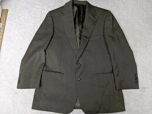 Vtg USA Lacrosse Mens 40S Gray Worsted Wool Blazer Jacket 2 Button $375 - Picture 1 of 17