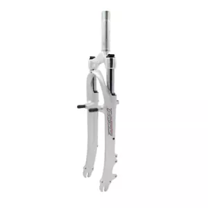 26" Threaded Suspension Fork,1 1/8x130,Travel=45,Silver - Picture 1 of 2