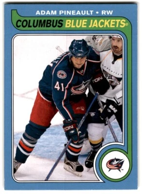 2008-09 O-Pee-Chee '79-80 Retro Adam Pineault Rookie #543 Columbus Blue Jackets - Image 1 of 2