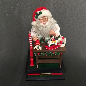 Scena natalizia vintage 1990 creazioni natalizie Babbo Natale / non funzionante - Foto 1 di 12