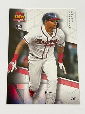 2021 Topps Archives Baseball #287 - Cristian Pache RC - Atlanta Braves - Image 1 of 2