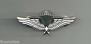 ARMY VIETNAM JUMP WING BIG 2 1/4" BADGE PIN - Picture 1 of 1