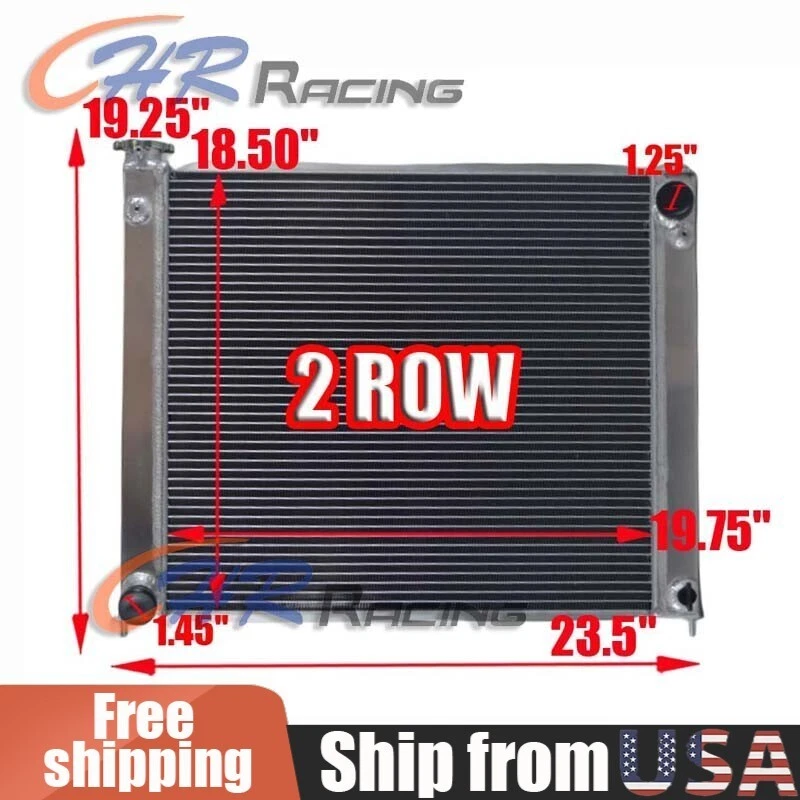 Aluminum radiator for NISSAN 300ZX Z32 Twin Turbo Fairlady Manual 1990-1996 - Image 1 of 4