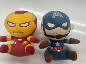 Funko Mopeez Marvel Iron Man And Captain America Plush - Picture 1 of 2