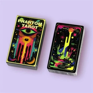 Phantom Tarot Deck Oracle Cards Prophecy Colorful Indie Artwork Rider Waite Gift - Photo 1 sur 14
