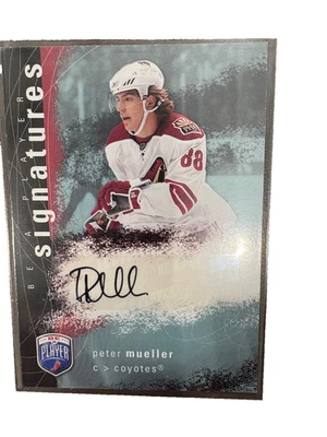 2007-08 UD Be A Player Signatures #S-MU Peter Mueller Phoenix Coyotes - Image 1 of 2