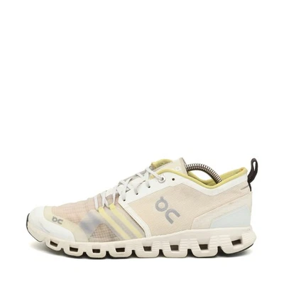 On Damen Cloud Flow Laufschuhe Beige/Gelb/Weiß Leichtgewicht Sneaker EU 40,5 - Bild 1 von 4