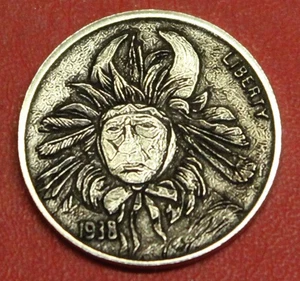 HOBO Buffalo Nickel Inuit Níquel Real EE. UU. Níquel - Imagen 1 de 2