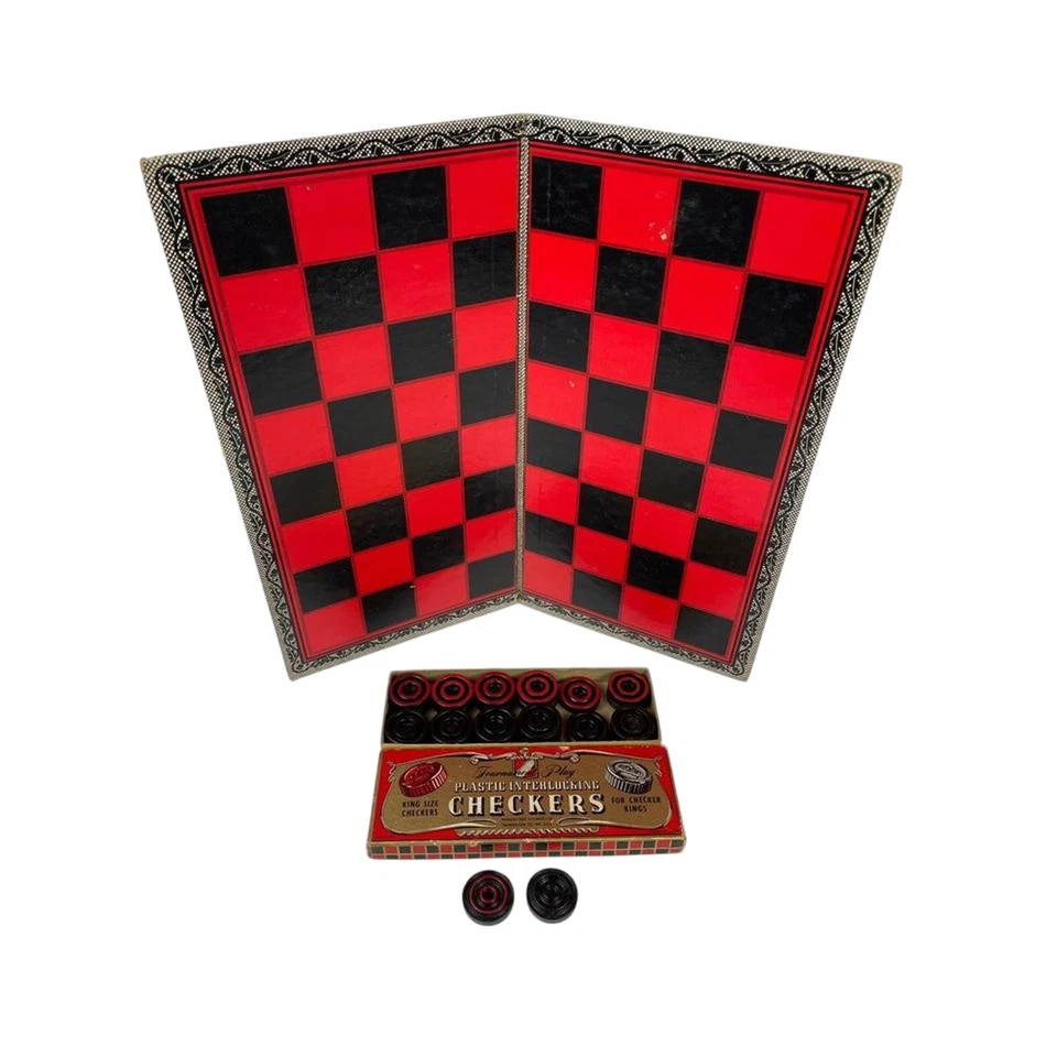 Vintage Transogram Checkers / Backgammon Board - Image 1 of 4