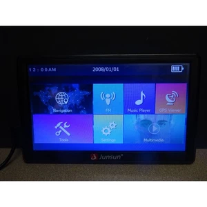 Junsun D700 7” HD Car GPS Multimedia Navigation System - Picture 1 of 21