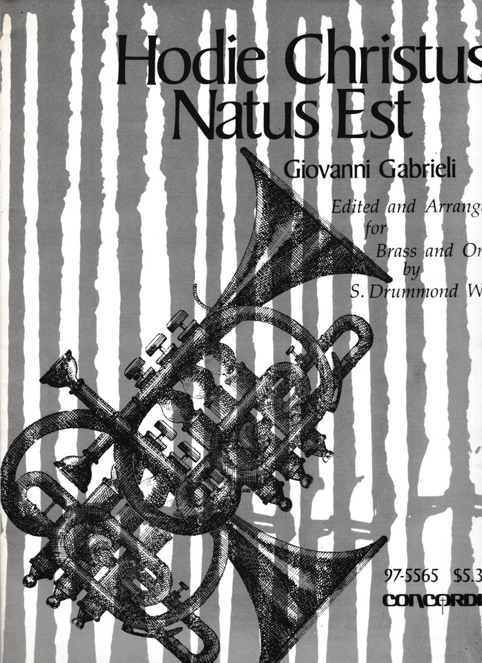 Hodie Christus Natus Est, Giovanni Gabrieli, editada y arreglada para latón y órgano Foto 1 de 1