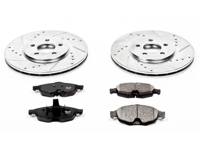 Kit de pastillas de freno delanteras y rotor para Dodge Stratus 2001-2006 2002 2003 2004 YN288NX Foto 1 de 1