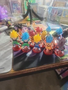 16-TEILIGES SET Dragon Ball Z Figuren Super Saiyajin Goku Majin Buu Gotenks Spielzeug Geschenk - Bild 1 von 3
