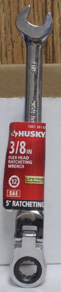 Llave combinada de trinquete Husky SAE 3/8 cabeza flexible Foto 1 de 1