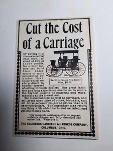 1900 Original Ad Columbus Carriage & harness Co. Columbus, OH - Picture 1 of 1