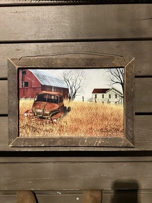 Granddad’s Old Truck- Primitive Home Décor - Billy Jacobs Print - Image 1 of 2