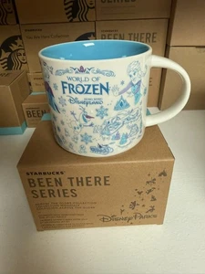 Starbucks Been There Series - Taza World of Frozen Hong Kong Disneyland 14 OZ NUEVA EN CAJA - Imagen 1 de 4