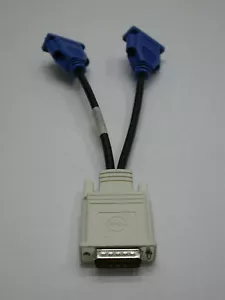 molex Dual DVI Y- Kabel Splitter von DMS-59 auf 2 x VGA - Picture 1 of 1