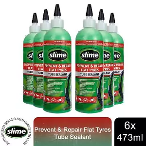Slime Tube Sealant Puncture Repair, 473ml, pack of 6, Ideal for All Tubes - Picture 1 of 9