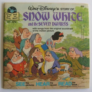 Walt Disneys Geschichte von Schneewittchen & den sieben Zwergen 24 Seiten Mitlesen & Aufzeichnen - Bild 1 von 9