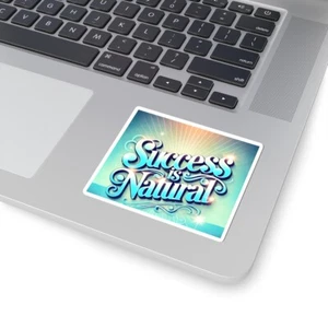 Erfolg ist natürlich Aufkleber, Motivationsaufkleber, Inspirierend - Bild 1 von 4