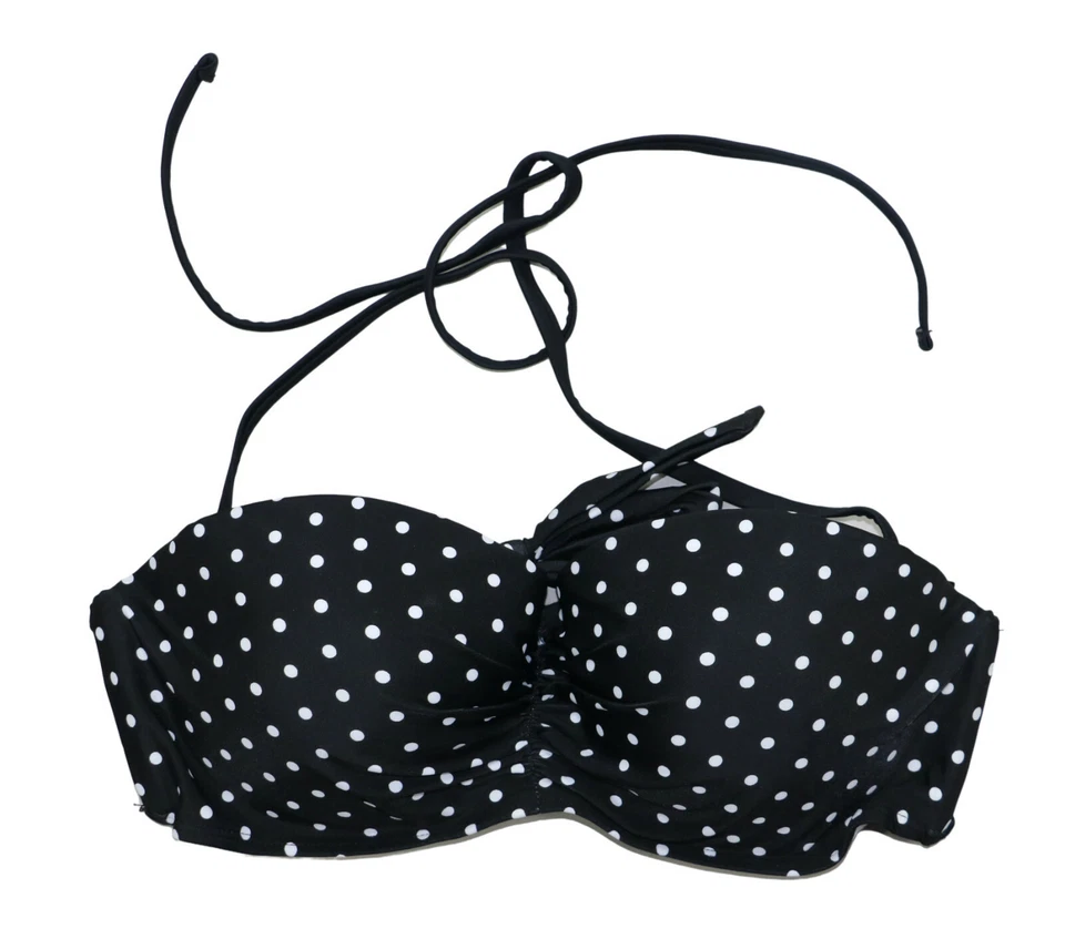 California волны в горошек на косточках бандо подростков бикини верхний D/DD чашка новый с Ярлыками - Изображение 1 из 1