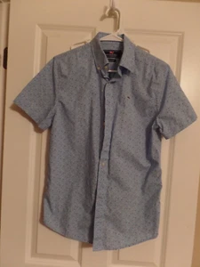 Boys, Vineyard Vines, Casual Shirt, Blue with Colorful Sails,Size: L -18, Ex Con - Picture 1 of 9