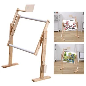 Solid Wood Cross Stitch Stand Tapestry Frames Embroidery Stand Sewing Tools - Picture 1 of 6
