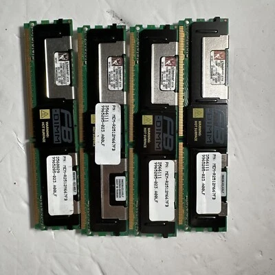 Kingston Memory RAM 1RX8 2GB 4x512MB DDR2 PC2-5300 FB-DIMM KVR667D2S8F5/512I - Image 1 of 4