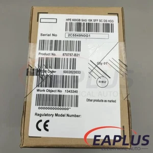 MAF 870757-B21 HP 870794-001 2.5" 600GB 12Gb/s SAS 15K SFF SC HDD Hard Drive - Picture 1 of 6
