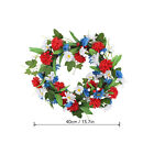 Decor Wreath Wide Application Colorful Independence Day Wreath Exquisite