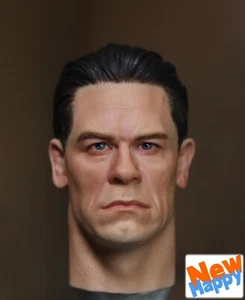 Escultura cabeza pintada a mano escala 1/6 wwe John Cena en stock - Imagen 1 de 9
