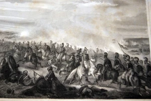LES LANCIERS A WATERLOO NAPOLEON KRIEG 1850 MI47 - Bild 1 von 1