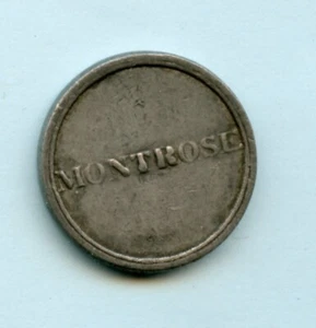 MONTROSE CHURCH SCOTTISH CHURCH COMMUNION TOKEN - Picture 1 of 2