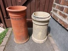 2x chimney pots