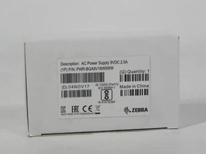 ZEBRA PWR-BGA12V50W0WW Power Supply Module w/ CBL-DC-388A1-01 NEW IN BOX - Picture 1 of 3