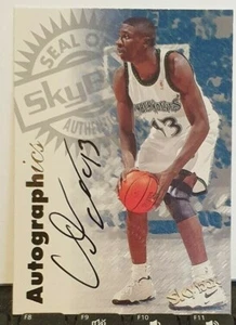 1997-98 Skybox Autographics Chris Carr Minnesota Timberwolves Autograph card - Picture 1 of 1