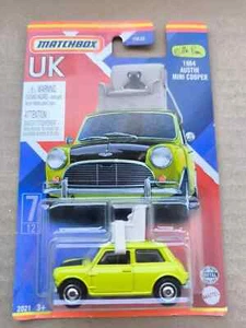 MATCHBOX UK MBX MR. BEAN 1964 AUSTIN MINI COOPER YELLOW 30/100 - Picture 1 of 1