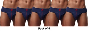 Omtex Athletic Neo Back Covered Cotton Gym Supporter Pack of 5 NAU - Picture 1 of 23