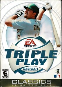 EA Sports Triple Play Baseball Pc New Boxed Classic Gaming 2001 Season MLB Fun