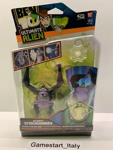 ULTIMATE SPIDERMONKEY BEN 10 ULTIMATE ALIEN ACTION FIGURE BANDAI NUOVO NEW - Picture 1 of 12