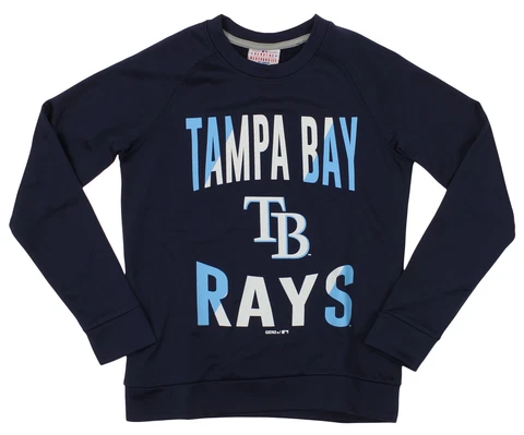 Outerstuff MLB Youth/Kids Boys Tampa Bay Rays Performance Fleece Sweatshirt Cover