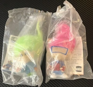 Vintage 1993 Glow In The Dark BK Kids Club (Jaws & Kid Vid Troll) Set of 2 - New - Picture 1 of 5