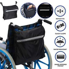 Rollstuhltasche Hinten Rollstuhl Tasche Rollstuhl Rucksack Wasserdicht Schwarz