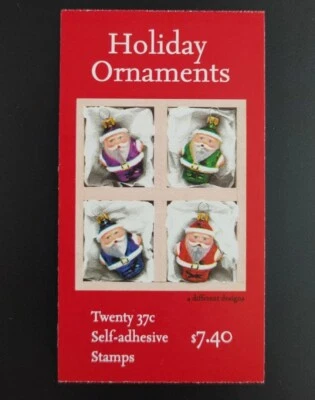 U.S. Stamps Scott #BK298 Complete Booklet MNH Holiday Ornaments. Free Shipping! - Image 1 of 2