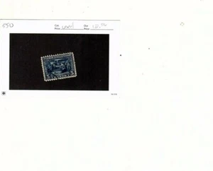 Sello de EE. UU. Usado #550 5c Peregrino Tercentenario (mb22  - Imagen 1 de 1